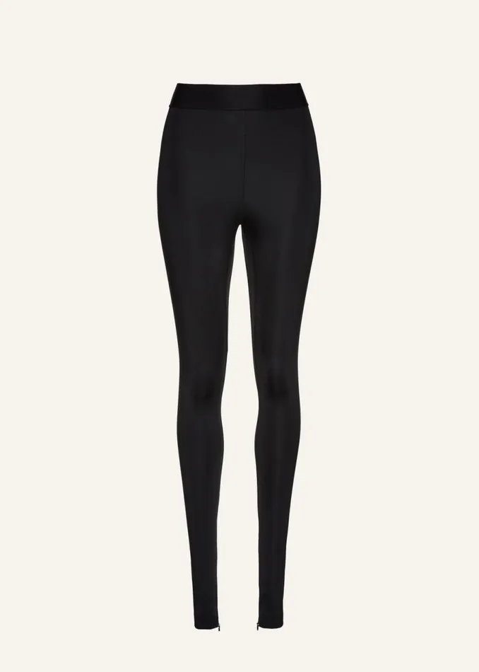 Shop Magda Butrym Pants Skinny Jersey Leggings In Black