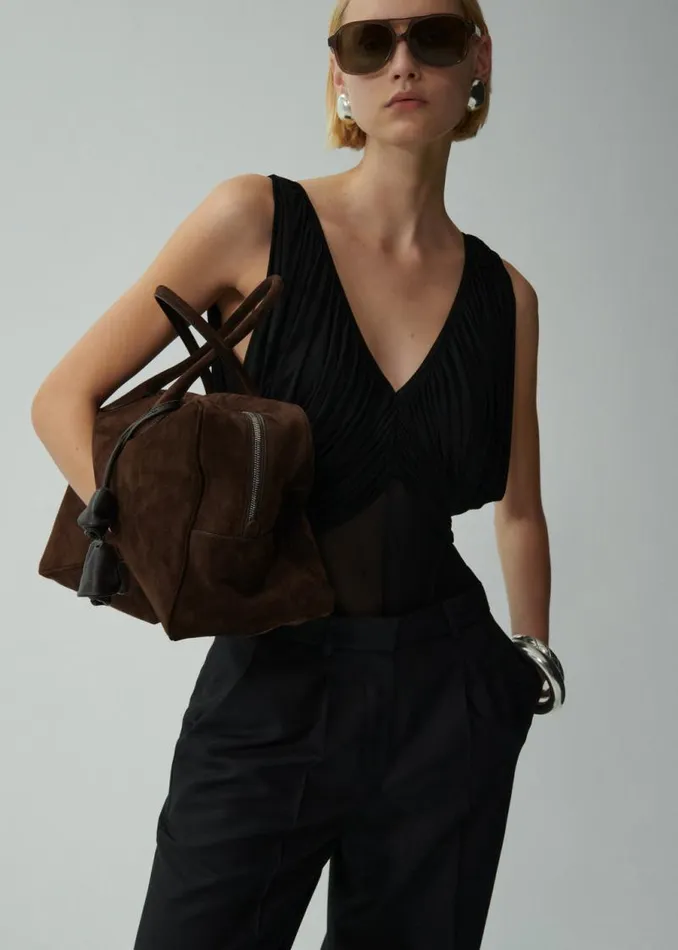 Shop Magda Butrym Tailoring And Suits Wide Leg Tailored Silk Pants In Black Shop Magda Butrym Tailoring And Suits Wide Leg Tailored Silk Pants In Black