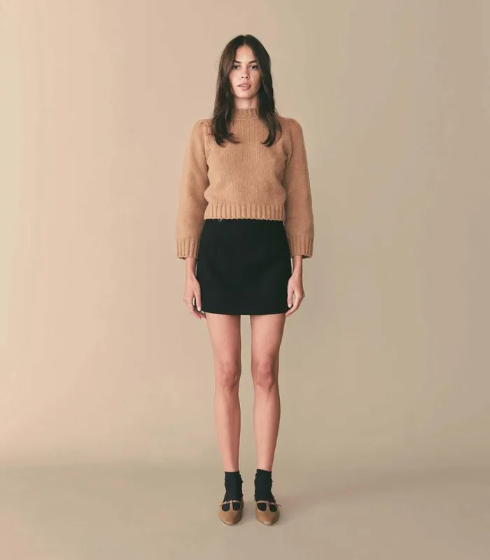Shop MAY SWEATER Praline DEN Knitwear