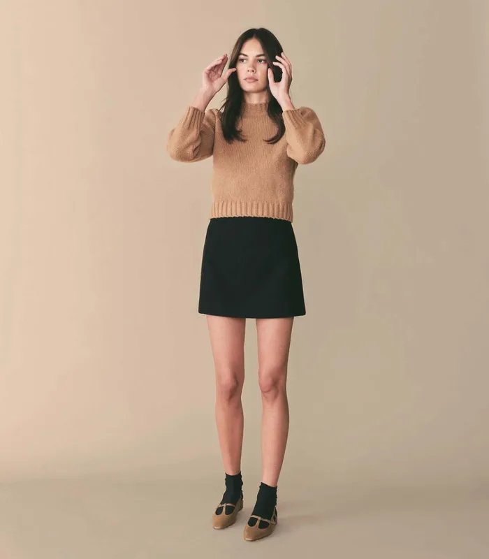Shop MAY SWEATER Praline DEN Knitwear