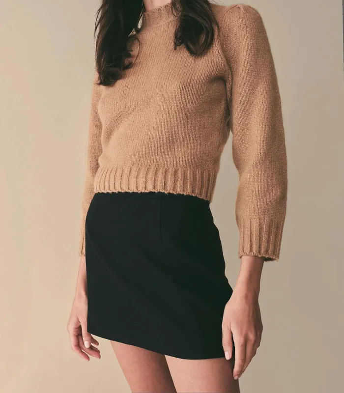 Shop MAY SWEATER Praline DEN Knitwear