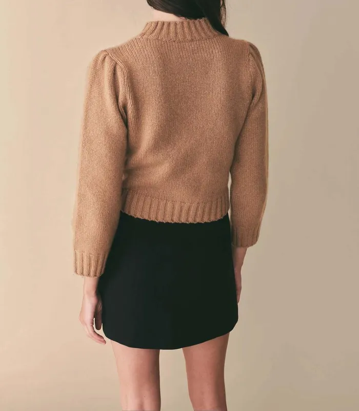 Shop MAY SWEATER Praline DEN Knitwear