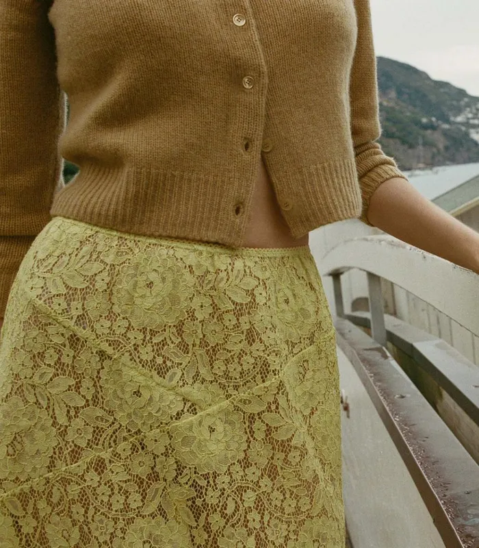 Shop NANDI SKIRT Daffodil Yellow DEN Skirts