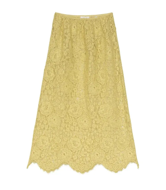 Shop NANDI SKIRT Daffodil Yellow DEN Skirts