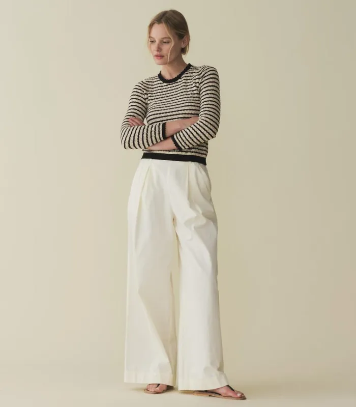 Shop PRUDENCE SWEATER Allaire Stripe DEN Knitwear