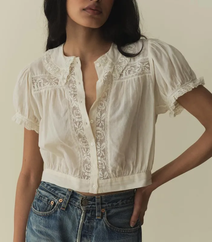 Shop SKYLARK TOP Magnolia DEN Tops
