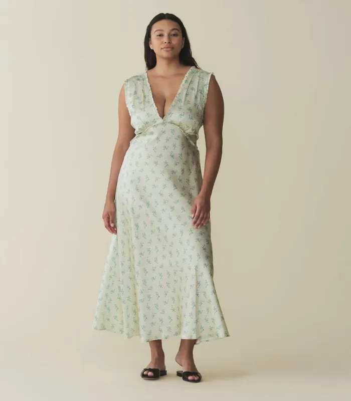 Shop TAHLIA DRESS Verte Hillside Heather DEN Dresses