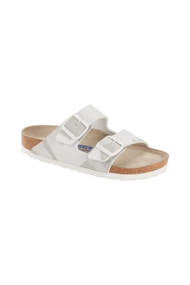 SHOP Trina Turk SHOES WOMEN039S ARIZONA SOFT FOOTBED WHITE BIRKOFLOR SANDAL