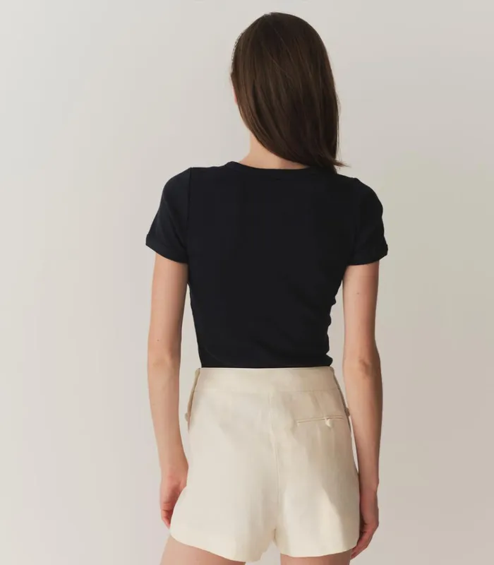 Shop VIVI TEE Navy DEN Tees