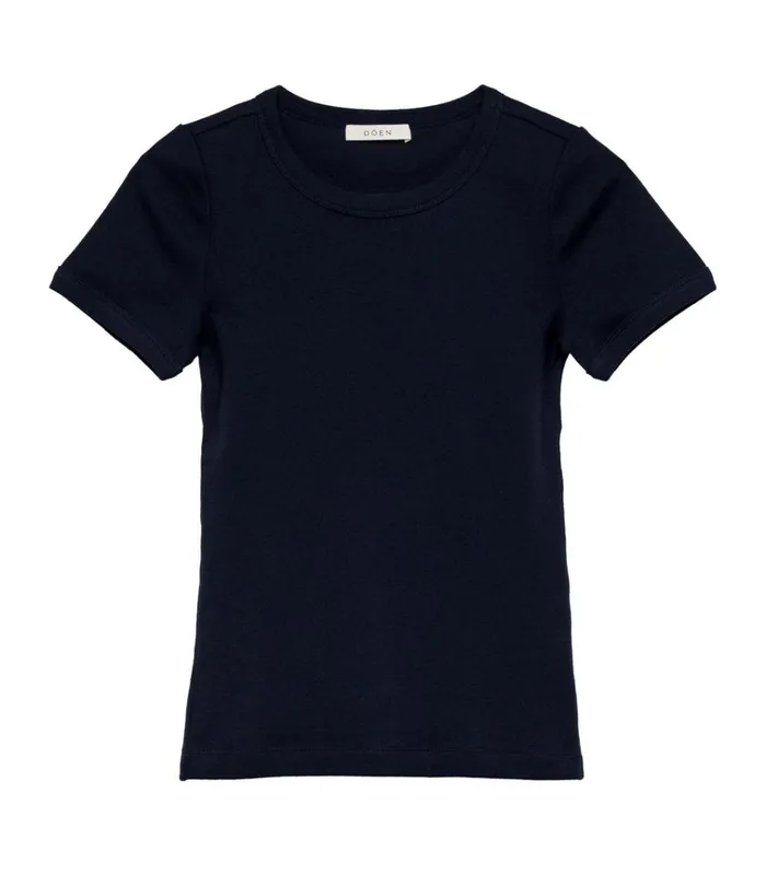 Shop VIVI TEE Navy DEN Tees