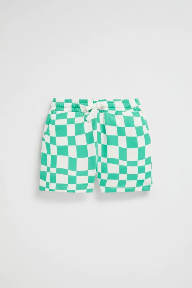 Shorts Boy Seed Heritage Checkerboard Track Short Jade Green