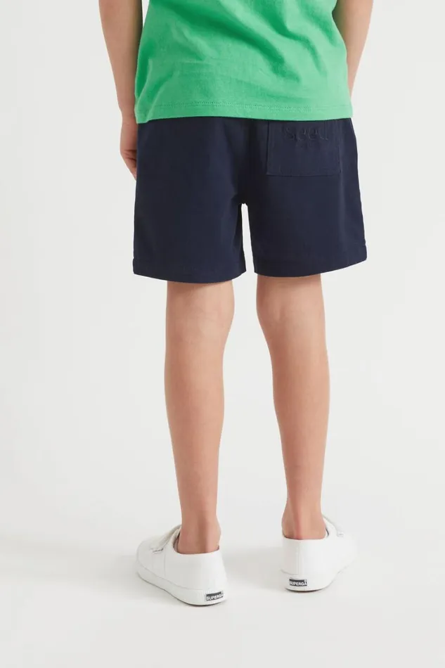 Shorts Boy Seed Heritage Core Logo Short Midnight Blue