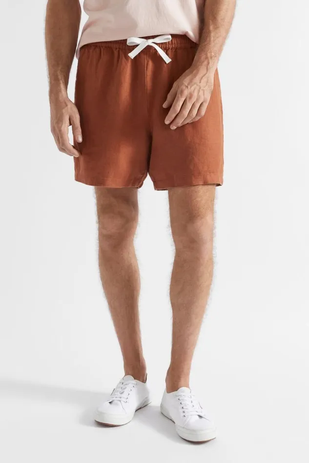 Shorts Man Seed Heritage Linen Short Sierra