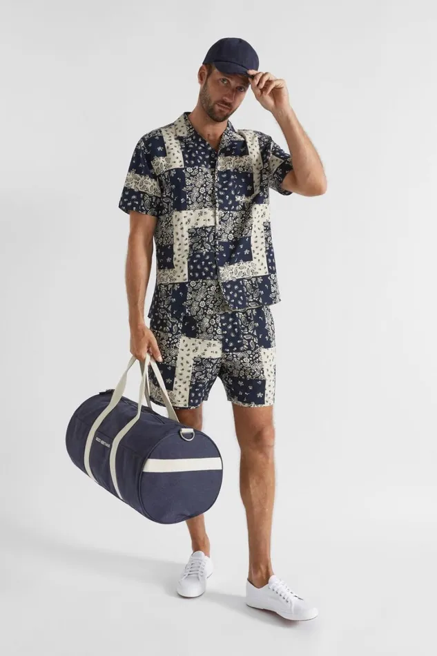 Shorts Man Seed Heritage Paisley Resort Short Patchwork Paisley