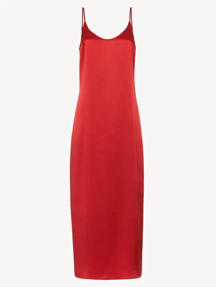 Silk Long Nightdress In Garnet Sleepwear La Perla Slips and Dresses