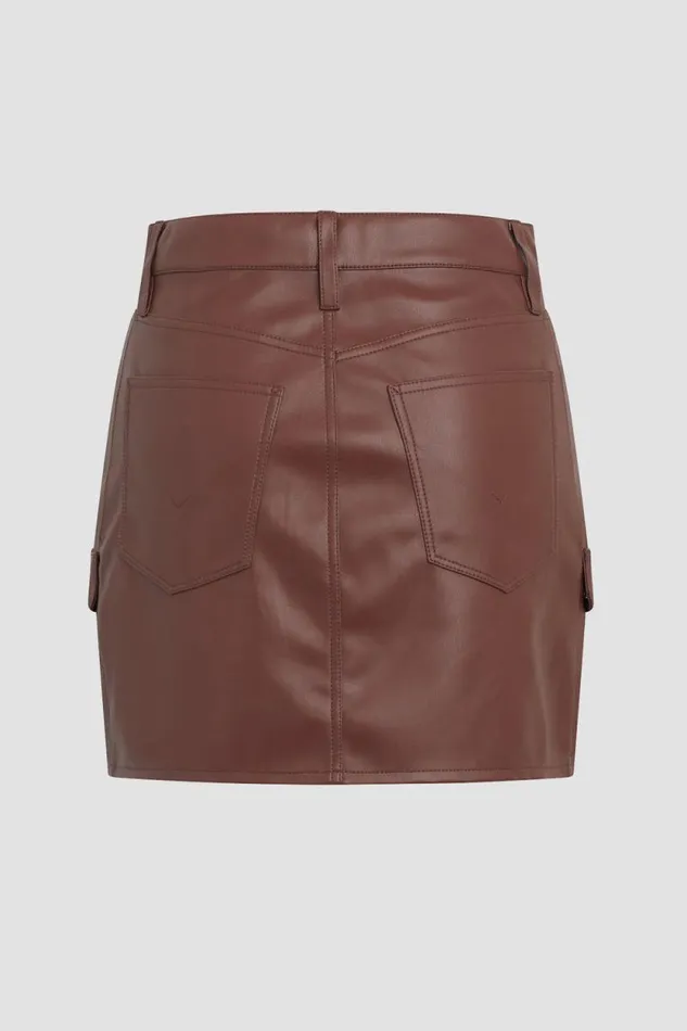 Skirts Women Hudson Jeans Cargo Viper Mini Skirt Cinnamon Skirts Women Hudson Jeans Cargo Viper Mini Skirt Cinnamon