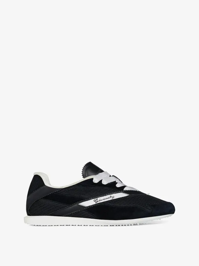 Sneakers In Mesh Suede And Leather Black Men Givenchy Sneakers