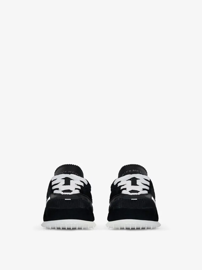 Sneakers In Mesh Suede And Leather Black Men Givenchy Sneakers