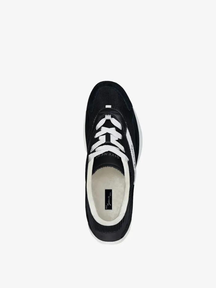 Sneakers In Mesh Suede And Leather Black Men Givenchy Sneakers