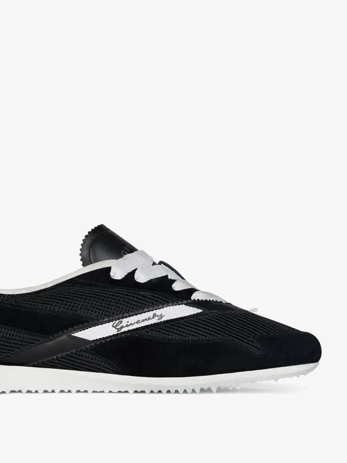 Sneakers In Mesh Suede And Leather Black Men Givenchy Sneakers