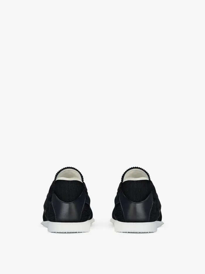 Sneakers In Mesh Suede And Leather Black Men Givenchy Sneakers