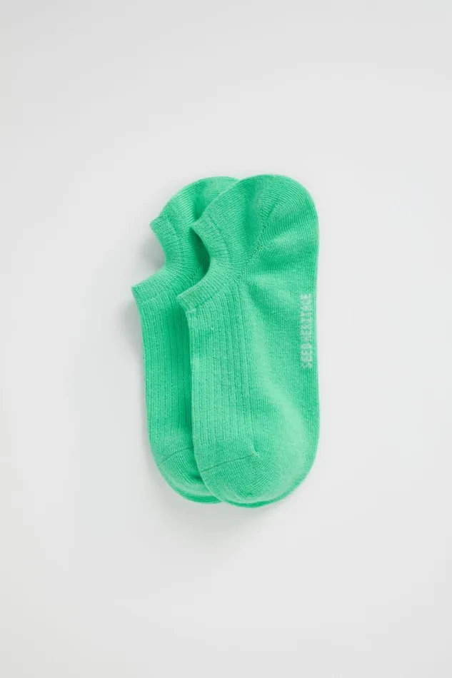 Socks and Tights Woman Seed Heritage Sneaker Sock Key Lime