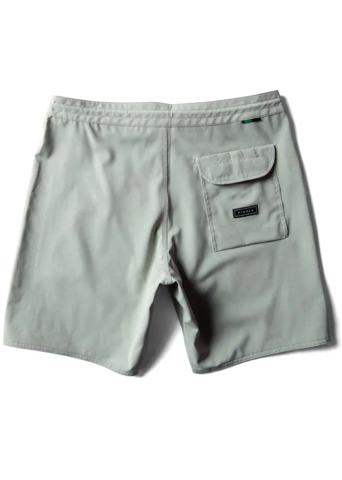 Solid Sets 185quot Boardshort Light Sage Men Vissla Boardshorts