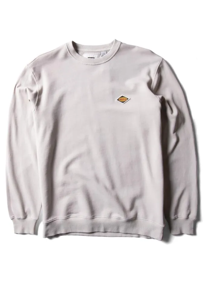 Solid Sets Eco Crew Dune Men Vissla Fleece and Hoodies