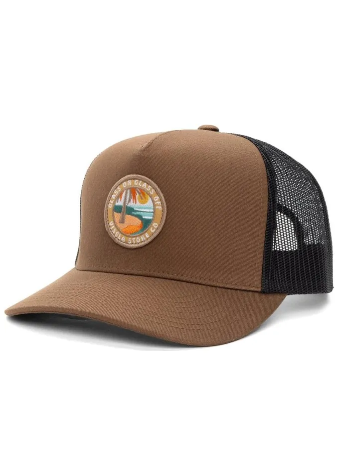 Solid Sets Trucker Hat Dark Earth Men Vissla Accessories