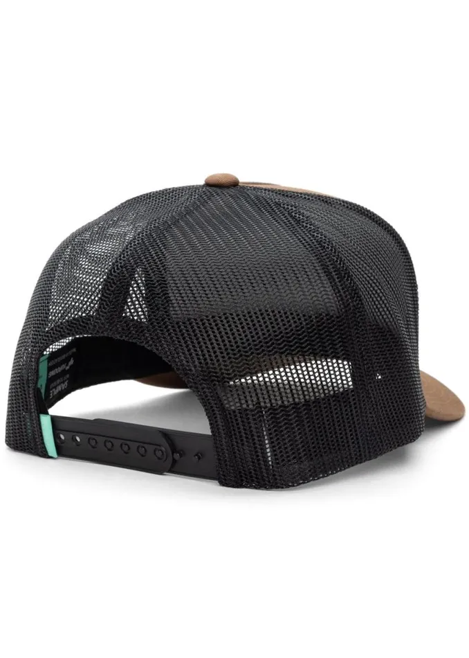 Solid Sets Trucker Hat Dark Earth Men Vissla Accessories