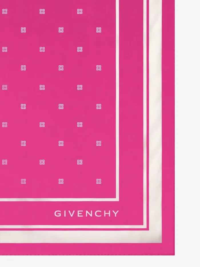 Square In 4g Silk Dark Pink Women Givenchy Scarves