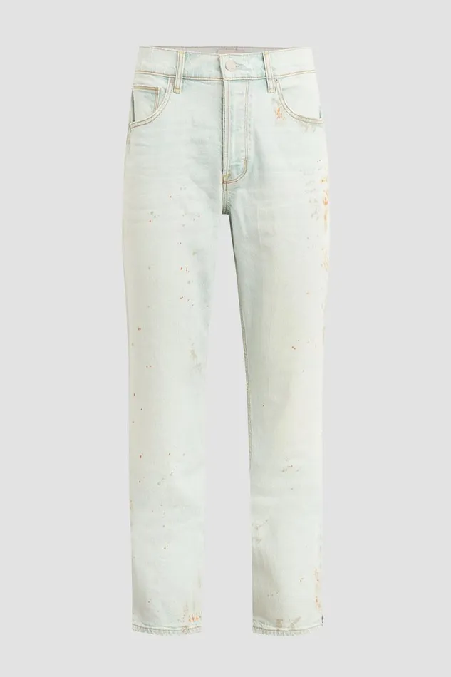 Straight Leg Men Hudson Jeans Reese Straight Leg Jean 32034 Inseam Pale Indigo