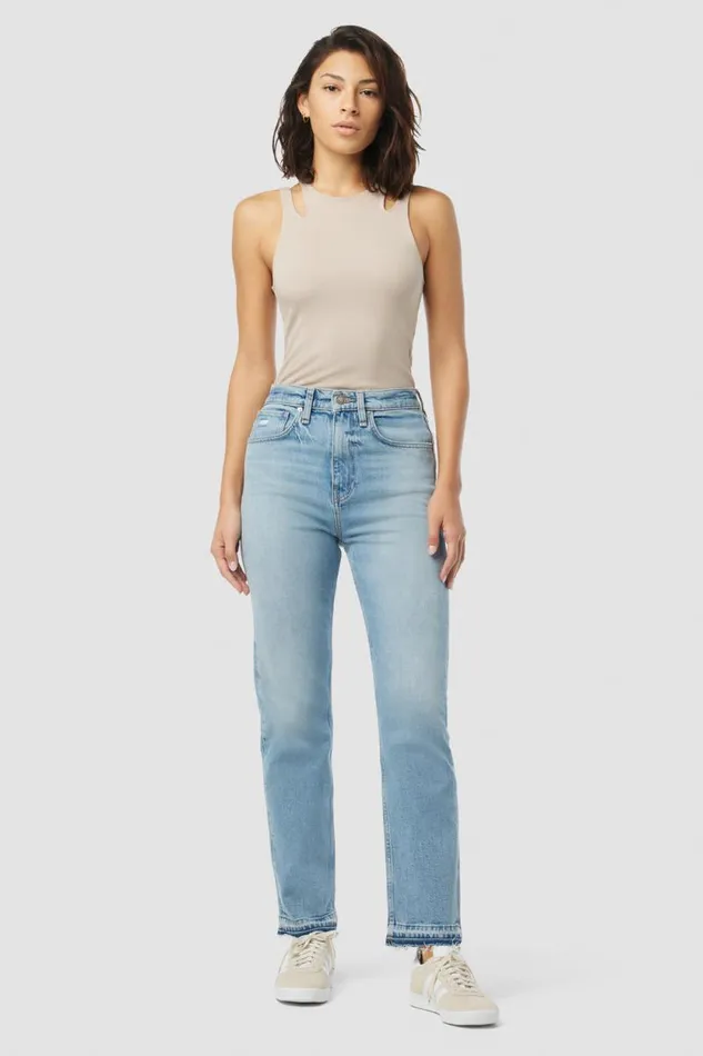 Straight Women Hudson Jeans Jade HighRise Straight Loose Fit Jean Free Mind Straight Women Hudson Jeans Jade HighRise Straight Loose Fit Jean Free Mind