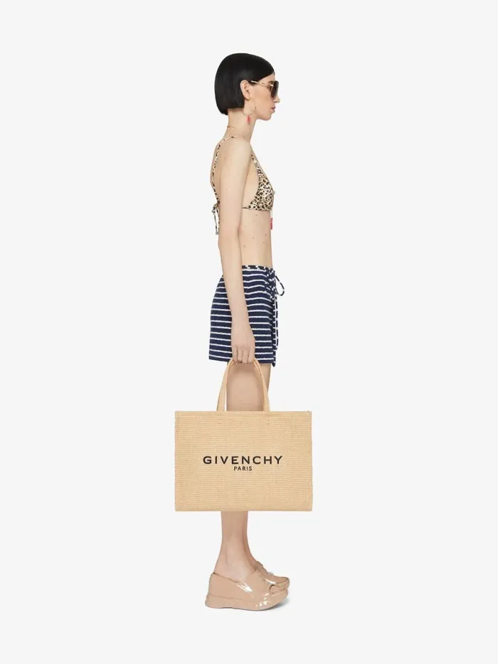 Striped Mini Skirt In Cotton Towelling With 4g Detail Navynatural Women Givenchy Skirts