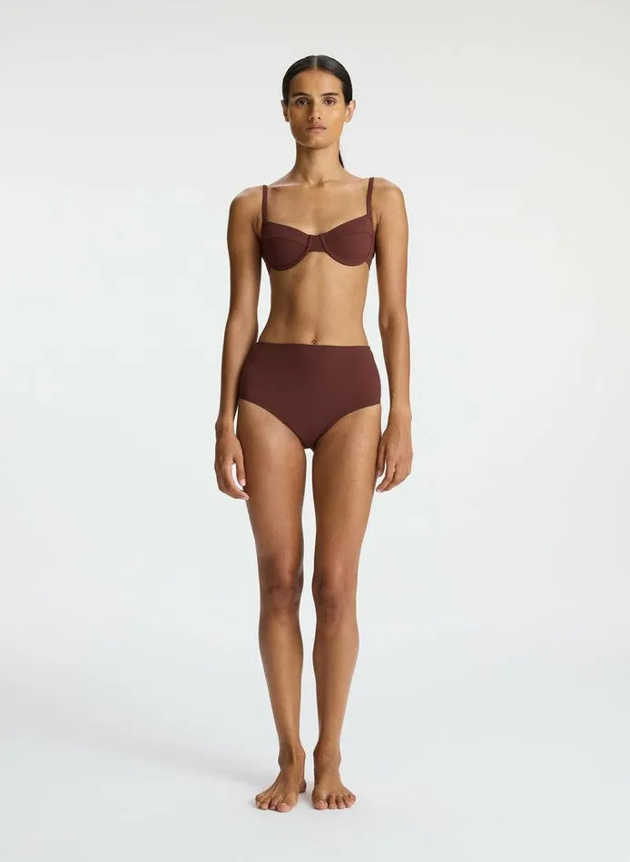 Suits Women ALC Isla Bikini Bottom Carob