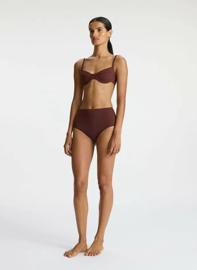 Suits Women ALC Isla Bikini Bottom Carob Suits Women ALC Isla Bikini Bottom Carob