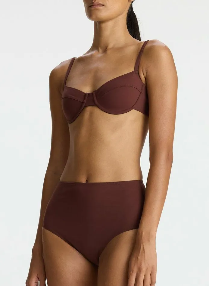 Suits Women ALC Isla Bikini Bottom Carob Suits Women ALC Isla Bikini Bottom Carob