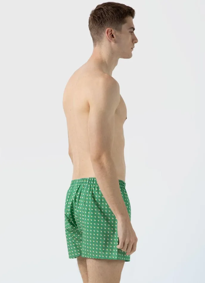 SUNSPEL Boxer Shorts Classic Boxer Shorts Green Sun and Clouds 8211 Men