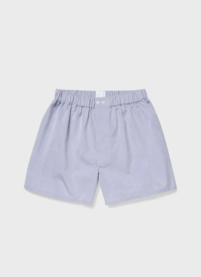 SUNSPEL Boxer Shorts Sea Island Cotton Boxer Shorts Light Blue 8211 Men