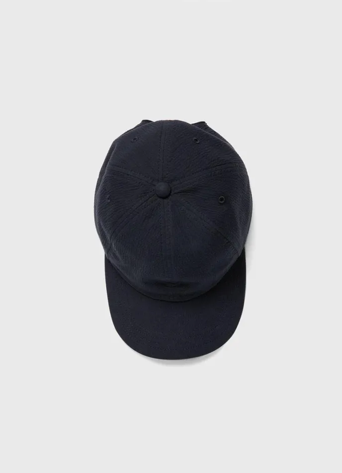 SUNSPEL Hats Scarves Gloves Seersucker Cap Navy 8211 MenWomen