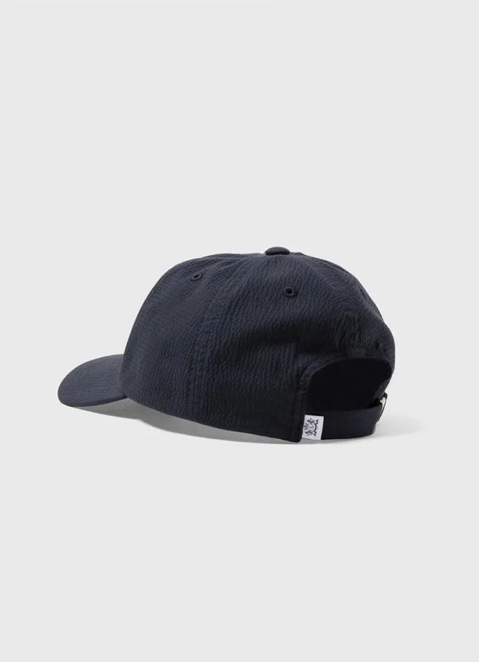 SUNSPEL Hats Scarves Gloves Seersucker Cap Navy 8211 MenWomen