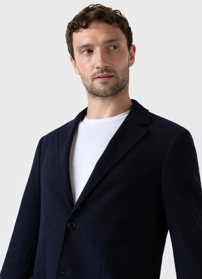 SUNSPEL Jackets and Coats Piqu Unstructured Blazer 8211 Men