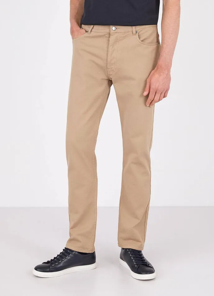 SUNSPEL Pants Cotton Drill 5 Pocket Trouser Stone 8211 Men