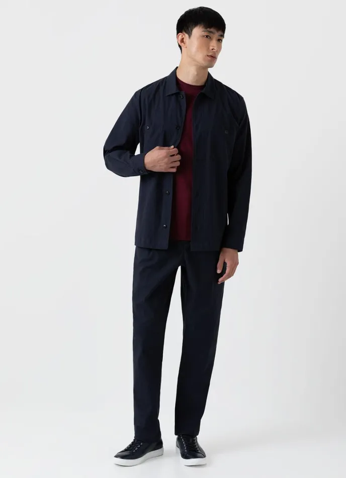 SUNSPEL Pants Pleated Seersucker Trouser 8211 Men