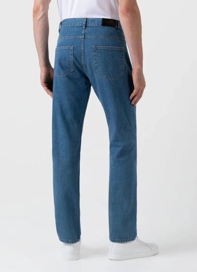 SUNSPEL Pants Regular Fit Jean Denim Mid Wash 8211 Men