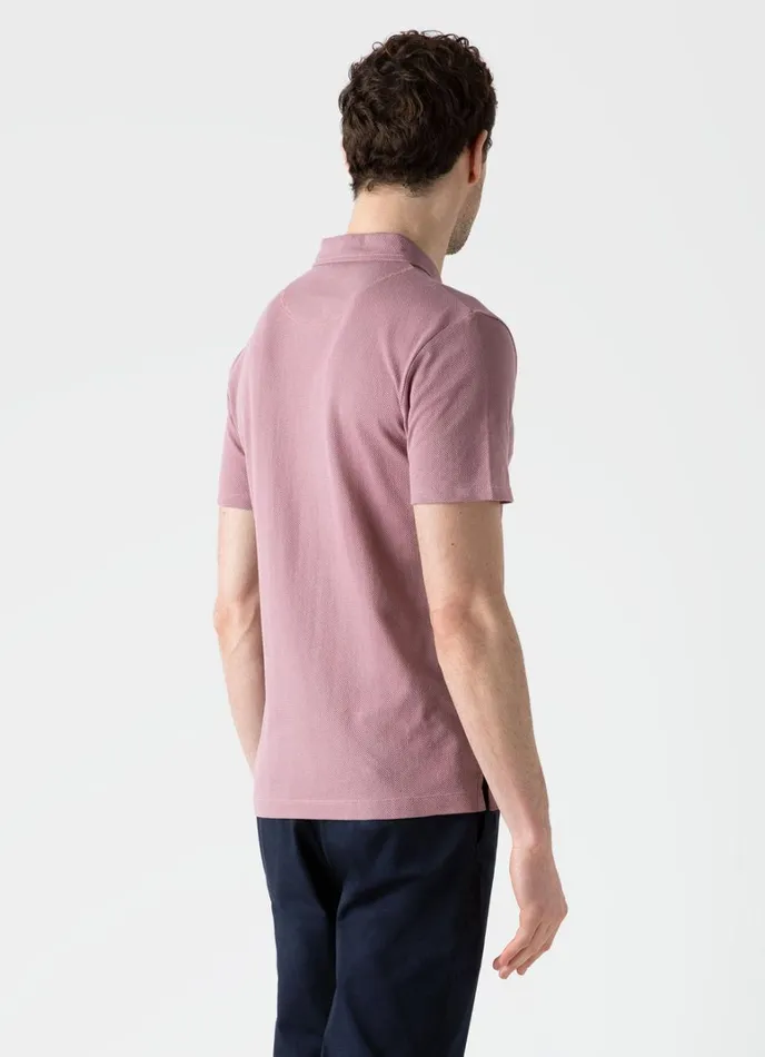SUNSPEL Polo Shirts Riviera Polo Shirt Vintage Pink 8211 Men