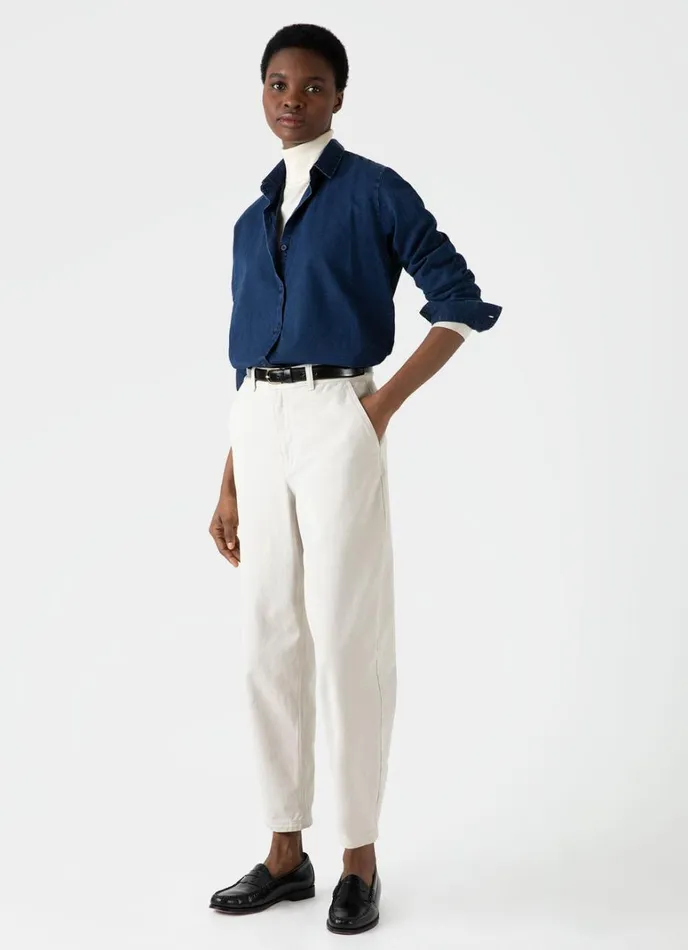 SUNSPEL Shirts and Blouses Denim Rinse Shirt Indigo 8211 Women