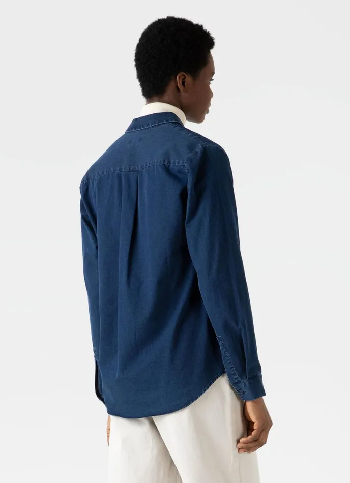 SUNSPEL Shirts and Blouses Denim Rinse Shirt Indigo 8211 Women