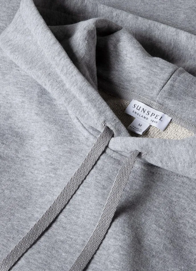 SUNSPEL Sweatshirts and Sweatpants Loopback Hoodie Grey Melange 8211 Men