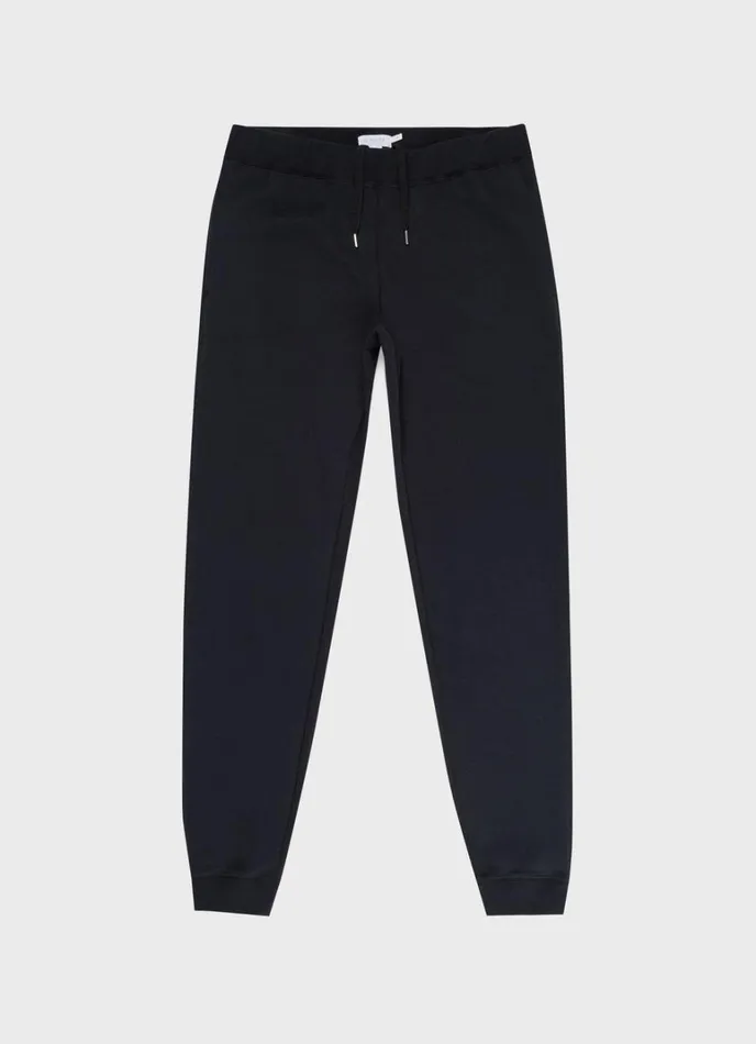 SUNSPEL Sweatshirts and Sweatpants Loopback Sweatpants Black 8211 Men